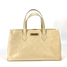 Louis Vuitton-Sac tote Monogram Vernis Louis Vuitton-Blanc