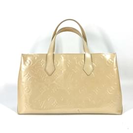 Louis Vuitton-Sac tote Monogram Vernis Louis Vuitton-Blanc