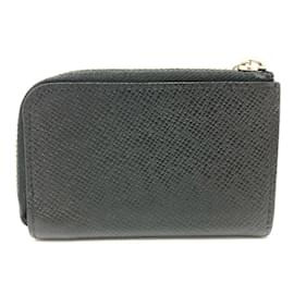 Louis Vuitton-Louis Vuitton Taiga Coin Purse-Black