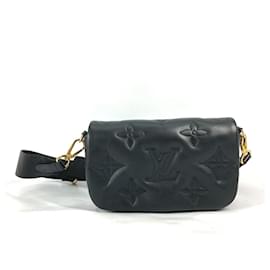 Louis Vuitton-Louis Vuitton Monogram Bubblegram Shoulder Bag-Black