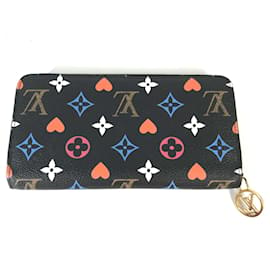 Louis Vuitton-Portafoglio lungo con zip Monogram Game On Noir di Louis Vuitton-Nero