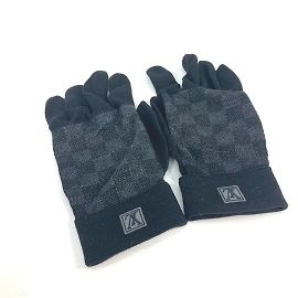 Louis Vuitton Black Warm Gloves Black