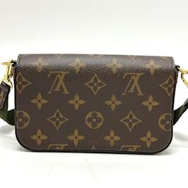 Louis Vuitton-Monogram Crossbody Pouch Schultertasche von Louis Vuitton-Braun