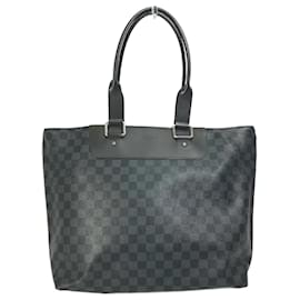 Louis Vuitton-Louis Vuitton N41397 Damier-Cobalt Tote Bag-Navy blue