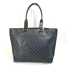 Louis Vuitton-Louis Vuitton N41397 Damier-Cobalt Tote Bag-Navy blue