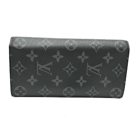 Louis Vuitton-Louis Vuitton Monogram Eclipse Long Wallet-Black