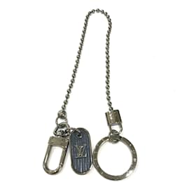 Louis Vuitton-Louis Vuitton M62790 LV/Cadena Key Chain-Silvery