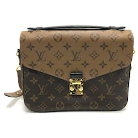 Louis Vuitton-Monogram Reverse Schultertasche von Louis Vuitton-Braun