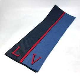 Louis Vuitton-Louis Vuitton Black Wool Stole-Black