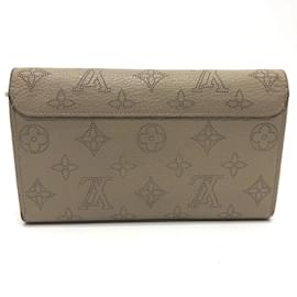 Louis Vuitton-Portafoglio bi-fold Louis Vuitton in Galet Beige-Beige