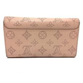 Louis Vuitton-Portafoglio lungo Monogram Mahina Louis Vuitton-Rosa