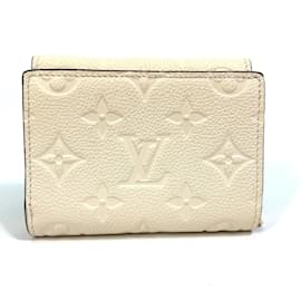 Louis Vuitton-Portafoglio Metis Trifold Monogram Empreinte Louis Vuitton-Beige