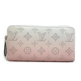 Louis Vuitton-Portafoglio lungo con zip Louis Vuitton Monogram Mahina Gradation-Rosa