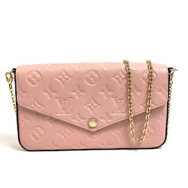 Louis Vuitton-Bolso de Hombro Monogram Empreinte Louis Vuitton-Rosa