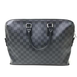 Louis Vuitton-Louis Vuitton N48224 Damier-Graphite 2WAY Business Bag-Black