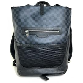 Louis Vuitton-Louis Vuitton N40009 Damier Cobalt Backpack-Navy blue