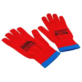 Louis Vuitton-Louis Vuitton Red Warm Gloves-Red