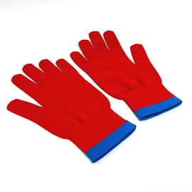 Louis Vuitton-Louis Vuitton Red Warm Gloves-Red