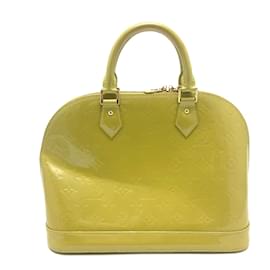 Louis Vuitton-Borsa a mano Monogram Vernis M91615 di Louis Vuitton-Giallo