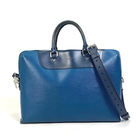 Louis Vuitton-Louis Vuitton M51700 Porto Document Jules PDJ Bag-Blue