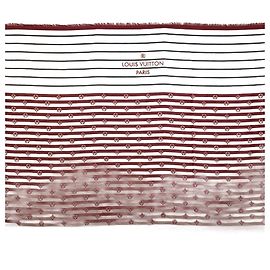 Étole en coton blanc Louis Vuitton Blanc