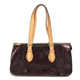 Sac à épaule Monogram Vernis Louis Vuitton Rouge