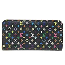 Louis Vuitton-Portafoglio lungo Monogram Multicolore Louis Vuitton-Nero