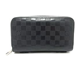 Louis Vuitton Damier Infini Black Long Wallet Black