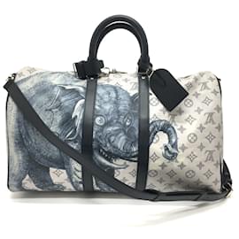 Louis Vuitton-Louis Vuitton Monogram Savanna Boston Bag-White