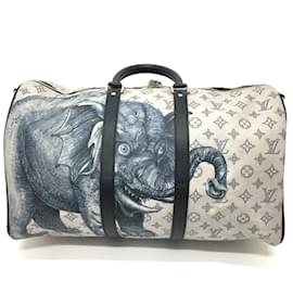 Louis Vuitton-Louis Vuitton Monogram Savanna Boston Bag-White