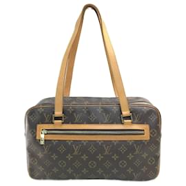 Louis Vuitton-Sac à épaule Monogram Louis Vuitton-Marron