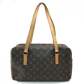 Louis Vuitton-Sac à épaule Monogram Louis Vuitton-Marron