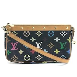 Louis Vuitton-Pochette Mini Borsa a Spalla Monogram Multicolore Louis Vuitton-Nero