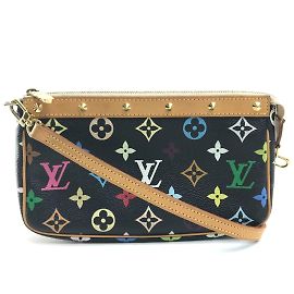 Pochette Mini Borsa a Spalla Monogram Multicolore Louis Vuitton Nero