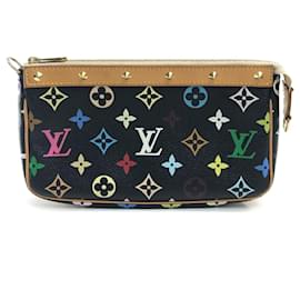 Louis Vuitton-Pochette Mini Borsa a Spalla Monogram Multicolore Louis Vuitton-Nero