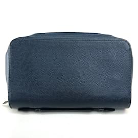 Louis Vuitton-Louis Vuitton Taiga Long Wallet-Blue