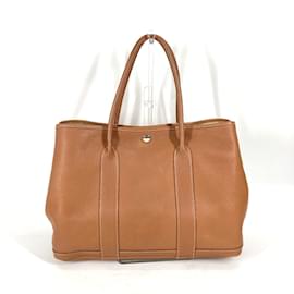 Hermès-Borsa tote in pelle marrone Hermes-Marrone