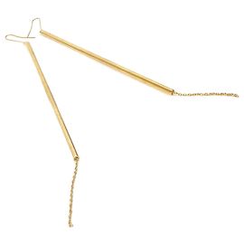 Brincos de metal dourado Loewe Dourado