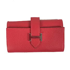 Hermès-Portachiavi in pelle rossa Hermès-Rosso