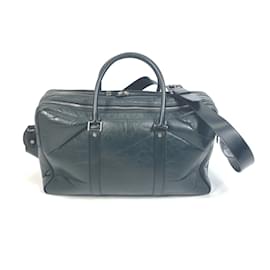 Autre Marque-Hunting World Black Leather Boston Bag-Black