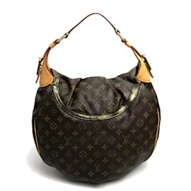 Louis Vuitton-Sac à épaule Monogram Louis Vuitton-Marron