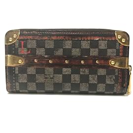 Louis Vuitton-Louis Vuitton M63490 Transform do Damier Portafoglio Lungo con Zip-Marrone