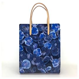 Louis Vuitton-Borsa tote Ikat Flower in vernice Louis Vuitton-Blu