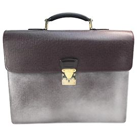 Louis Vuitton Taiga Briefcase Brown