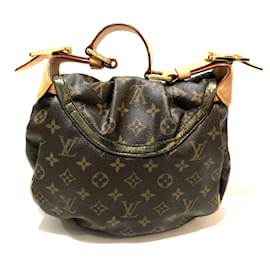 Louis Vuitton-Monogram Schultertasche M97016 von Louis Vuitton-Braun