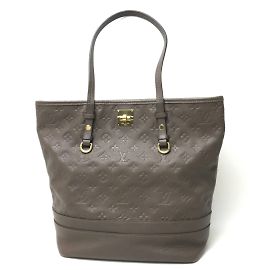Louis Vuitton Monogram Empreinte Tote Bag Ombre Brown Brown