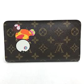 Louis Vuitton-Portafoglio lungo Louis Vuitton Monogram Panda Murakami Takashi-Marrone