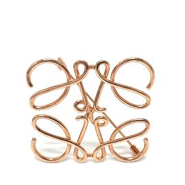 Loewe Brosche aus roségold Golden