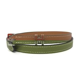 Hermès-Hermes Gold Leather Belt-Golden