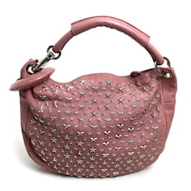 Jimmy Choo-Borsa a spalla in pelle rosa Jimmy Choo-Rosa